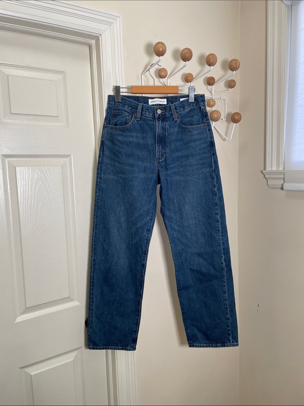 Aritzia Denim Forum 90s Marlo Hi-Rise Baggy Denim Jeans - Blue - 27